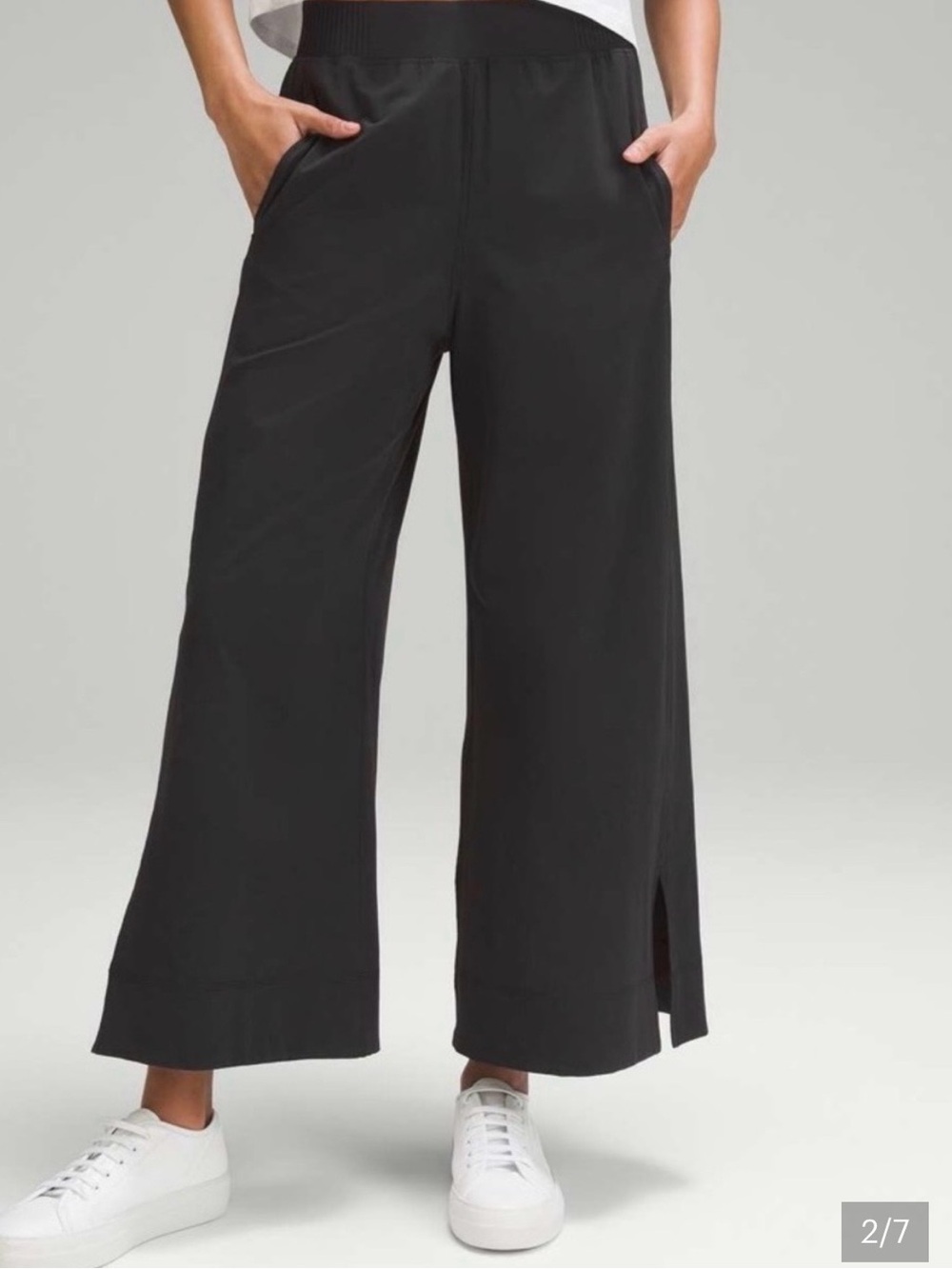 Lululemon Stretch Woven Wide Leg High Rise Crop NWOT